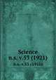 Science. n.s. v.53 (1921), Michels, John, 1875- edt,American Association for the Advancement of Science 