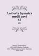 Analecta hymnica medii aevi. 41, Dreves, Guido Maria, 1854-1909,Blume, Clemens, 1862-1932,Bannister, Henry Marriott, 1854-1919 