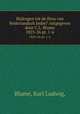 Bijdragen tot de flora van Nederlandsch Indie? /uitgegeven door C.L. Blume.. 1825-26 pt. 1-6, Blume, Karl Ludwig, 