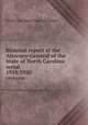 Biennial report of the Attorney-General of the State of North Carolina serial. 1918/1920, North Carolina. Dept. of Justice 