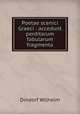 Poetae scenici Graeci : accedunt perditarum fabularum fragmenta, Dindorf Wilhelm 