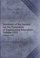 Yearbook of the Society for the Promotion of Engineering Education. Volume 1912, Society for the Promotion of Engineering Education (U.S.) 