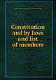 Constitution and by laws and list of members, Boston society of civil engineers. [from old catalog] 