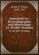 Zeitschrift fur Krystallographie und Mineralogie. 21-30 1891-96 Index, Groth, P. (Paul), 1843-1927 