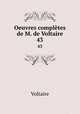 Oeuvres compltes de M. de Voltaire.. 43, Voltaire 
