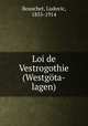 Loi de Vestrogothie (Westgta-lagen), Beauchet, Ludovic, 1855-1914 