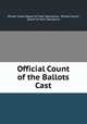 Official Count of the Ballots Cast, Rhode Island Board of Vote Tabulation, Rhode Island, Board of Vote Tabulation 