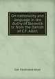 On nationality and language in the duchy of Sleswick tr. from the Danish of C.F. Allen., Carl Ferdinand Allen 