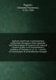 Applausi poetici per la gloriosissima esaltazione all`augusto trono imperiale dell`Altezza Reale di Francesco III., duca di Lorena e di Bar, re di Gerusalemme e granduca di Toscana, ec. ec. ec. : raccolti in contrassegno di profondissimo ossequio, Pagnini, Giovanni Francesco, 1715-1789 