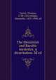 The Eleusinian and Bacchic mysteries. A dissertation. 3d ed, Taylor, Thomas, 1758-1835,Wilder, Alexander, 1823-1908, ed 