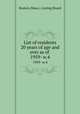 List of residents 20 years of age and over as of . 1959- w.4, Boston (Mass.). Listing Board 