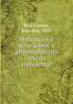O theatro e o actor (esboco philosophico da arte de representar, 