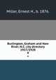 Burlington, Graham and Haw River, N.C. city directory 1927/1928. 4, Miller, Ernest H., b. 1876. 