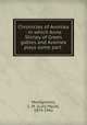 Chronicles of Avonlea : in which Anne Shirley of Green gables and Avonlea plays some part, Montgomery, L. M. (Lucy Maud), 1874-1942 