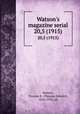 Watson`s magazine serial. 20,5 (1915), Watson, Thomas E. (Thomas Edward), 1856-1922, ed 