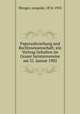 Papyrusforschung und Rechtswissenschaft; ein Vortrag Gehalten im Grazer Juristenvereine am 31. Januar 1902, Wenger, Leopold, 1874-1953 