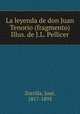 La leyenda de don Juan Tenorio (fragmento) Illus. de J.L. Pellicer, 