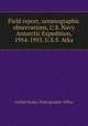 Field report, oceanographic observations, U.S. Navy Antarctic Expedition, 1954-1955. U.S.S. Atka, United States. Hydrographic Office 