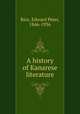 A history of Kanarese literature, Rice, Edward Peter, 1846-1936 