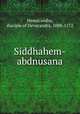 Siddhahem-abdnusana, Hemacandra, disciple of Devacandra, 1088-1172 