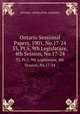 Ontario Sessional Papers, 1901, No.17-24. 33, Pt.5, 9th Legislature, 4th Session, No.17-24, ONTARIO. LEGISLATIVE ASSEMBLY 