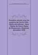 Premire retraite sous les auspices du Cercle Ville-Marie microforme : dans l`Eglise de Notre-Dame de Bonsecours, Montral, dcembre 1890, 