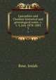 Lancashire and Cheshire historical and genealogical notes. v. 1-3, July 1878-1883. 3, Rose, Josiah 