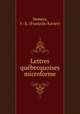 Lettres qubecquoises microforme, 