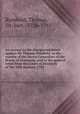 An answer to the charges exhibited against Sir Thomas Rumbold, in the reports of the Secret Committee of the House of Commons, and in the general letter from the Court of Directors of the 10th January, 1781, Rumbold, Thomas, Sir, bart., 1736-1791 