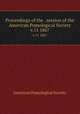 Proceedings of the . session of the American Pomological Society. v.11 1867, American Pomological Society 
