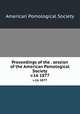 Proceedings of the . session of the American Pomological Society. v.16 1877, American Pomological Society 