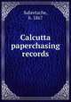 Calcutta paperchasing records, Sabretache, b. 1867 