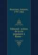 Edmond : scnes de la vie populaire Rome--, Bresciani, Antonio, 1797-1862 