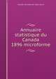 Annuaire statistique du Canada 1896 microforme, 