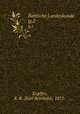 Baltische Landeskunde. lg.2, Kupffer, K. R. (Karl Reinhold), 1872- 