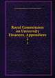 Royal Commission on University Finances. Appendices. 2, Ontario. Royal Commission on University Finances 