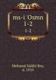 ms-i `Osmn. 1-2, 