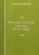 Millsaps College Catalog, 1933-1934, Millsaps College 