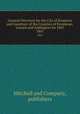 General Directory for the City of Kingston and Gazetteer of the Counties of Frontenac, Lennox and Addington for 1865.. 1865, Mitchell and Company, publishers 