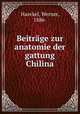 Beitrge zur anatomie der gattung Chilina, Haeckel, Werner, 1886- 