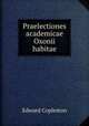 Praelectiones academicae Oxonii habitae, Edward Copleston 