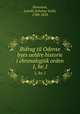 Bidrag til Odense byes aeldre historie i chronologisk orden. 1, he.1, Simonsen, Lauritz Schebye Vedel, 1780-1858 