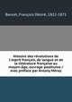 Histoire des rvolutions de l`esprit franais, de langue et de la littrature franaise au moyen-ge, ouvrage posthume / avec prface par Antony Mray, 