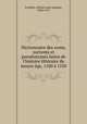 Dictionnaire des noms, surnoms et pseudonymes latins de l`histoire littraire du moyen ge, 1100 1530, Franklin, Alfred Louis Auguste, 1830-1917 