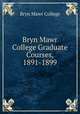 Bryn Mawr College Graduate Courses, 1891-1899, Bryn Mawr College 
