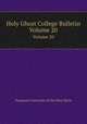 Holy Ghost College Bulletin. Volume 20, Duquesne University of the Holy Spirit 