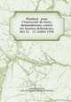 Plaidoy . pour l`Universit de Paris, demanderesse, contre les Iesuites defendeurs, des 12. & 13. iuillet 1594, 