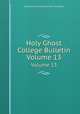 Holy Ghost College Bulletin. Volume 13, Duquesne University of the Holy Spirit 