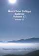Holy Ghost College Bulletin. Volume 17, Duquesne University of the Holy Spirit 