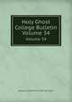 Holy Ghost College Bulletin. Volume 34, Duquesne University of the Holy Spirit 